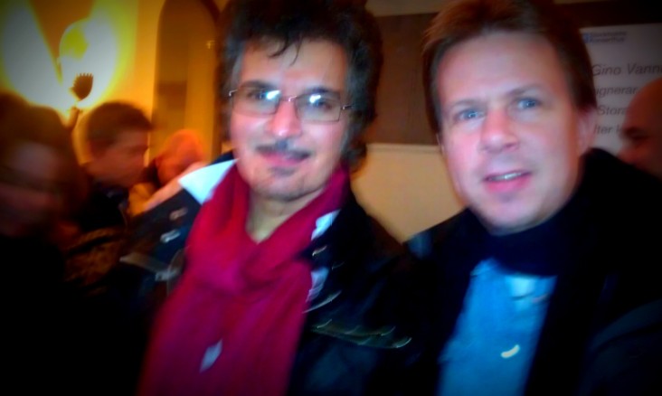 Gino Vannelli and me.